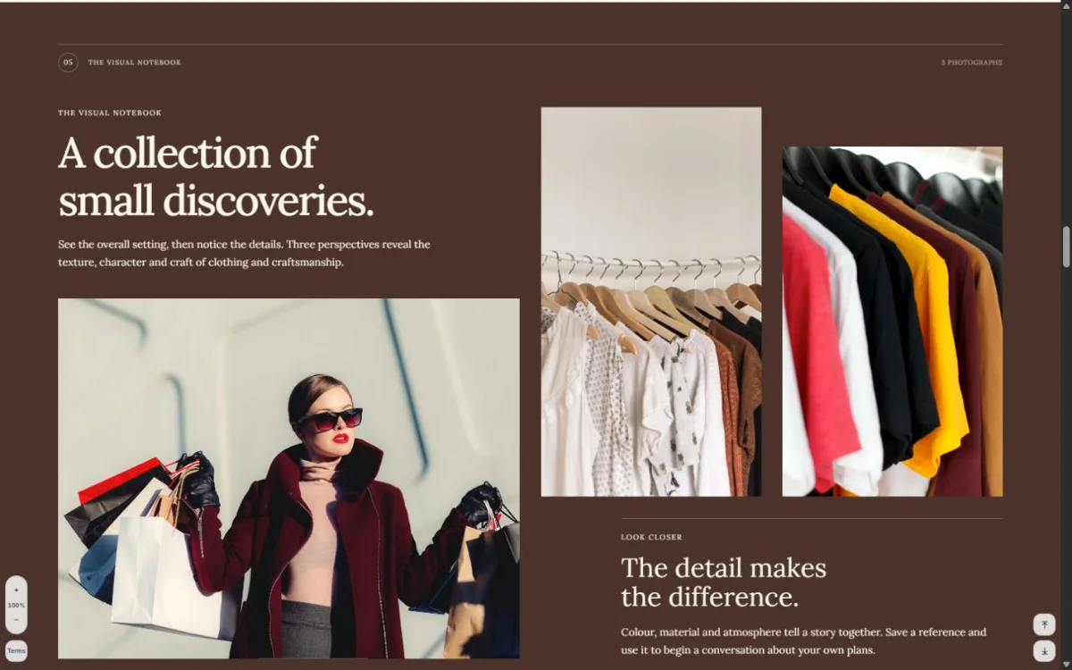 Care and craft example storefront on Forumark